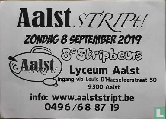 Aalst stript ! zondag 8 september 2019 8e Stripbeurs - Bild 1
