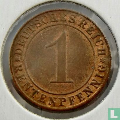 German Empire 1 rentenpfennig 1923 (F) - Image 2