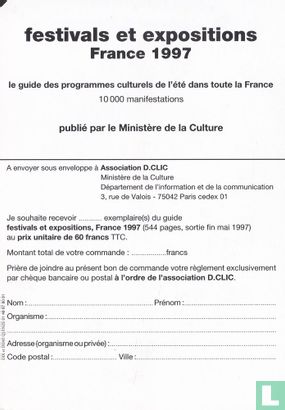 Ministère de la Culture - festivals et expositions France 1997 - Bild 2