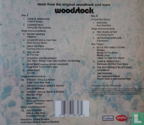 Woodstock - Music from the Original Sountrack and More  - Afbeelding 2