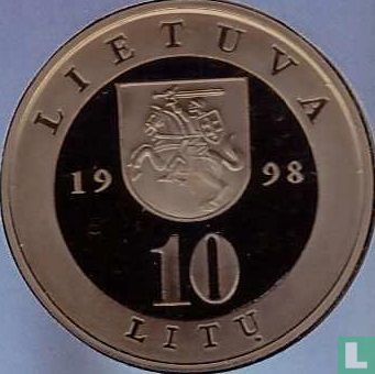 Litouwen 10 litu 1998 (PROOF) "Vilnius" - Afbeelding 1