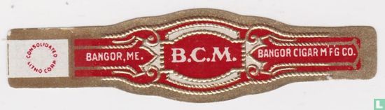 B.C.M. - Bangor. Me. - Bangor Cigar MFG Co. - Afbeelding 1