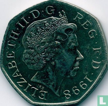 United Kingdom 50 pence 1998 "50th anniversary National Health Service" - Image 1