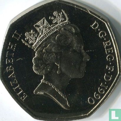 Verenigd Koninkrijk 50 pence 1990 - Afbeelding 1
