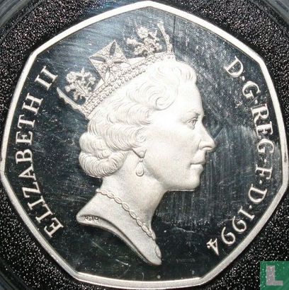 United Kingdom 50 pence 1994 (PROOF - silver) "50th anniversary of the D-Day landings" - Image 1