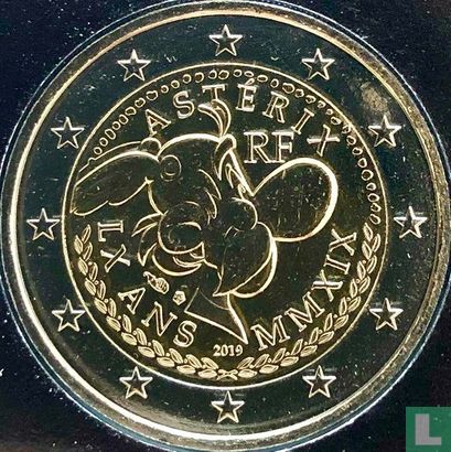 France 2 euro 2019 (coincard - Obelix) "60 years of Asterix" - Image 3