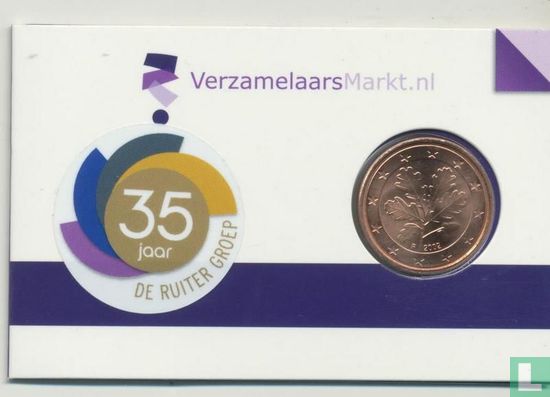 Duitsland 5 cent 2002 (coincard - F) - Afbeelding 1