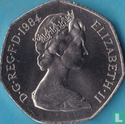 Verenigd Koninkrijk 50 pence 1984 - Afbeelding 1