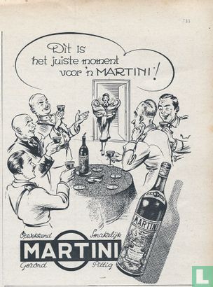 Dìt is het juiste moment voor 'n Martini!