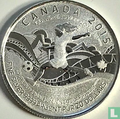 Kanada 20 Dollar 2015 "Women's Football World Cup in Canada" - Bild 1