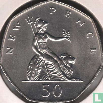 Verenigd Koninkrijk 50 new pence 1977 - Afbeelding 2