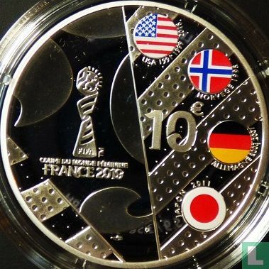 France 10 euro 2019 (PROOF) "Women's Football World Cup in France" - Image 1