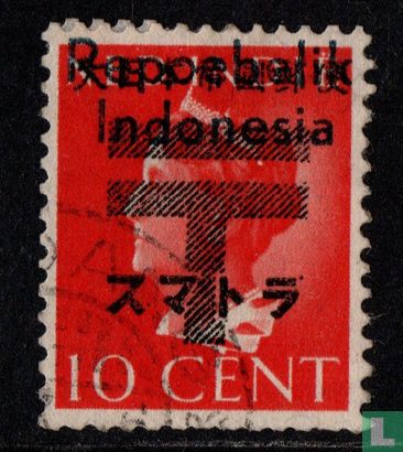 Overprint 'Repoeblik Indonesia'