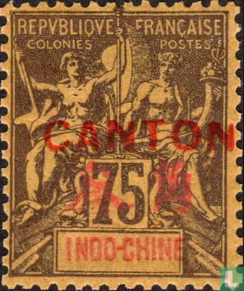 Shipping and trade, with overprint