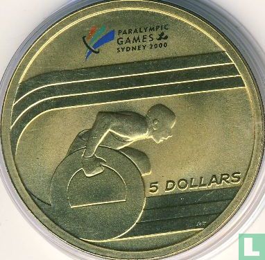 Australia 5 dollars 2000 "Paralympic Games in Sydney" - Image 2
