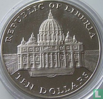 Libéria 10 dollars 2001 "Pope John Paul II" - Image 2