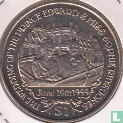 Liberia 1 Dollar 1999 "Wedding of Prince Edward" - Bild 2