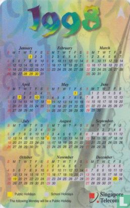 Calendar 1998 - Afbeelding 1