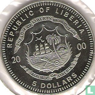 Liberia 5 Dollar 2000 (PP) "Europæ 2000" - Bild 1