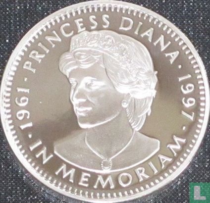 Liberia 20 dollars 1997 (PROOF) "Princess Diana - In Memoriam" - Afbeelding 2