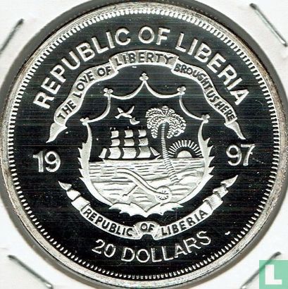Liberia 20 Dollar 1997 (PP) "Diana Princess of Wales - Lady Spencer" - Bild 1