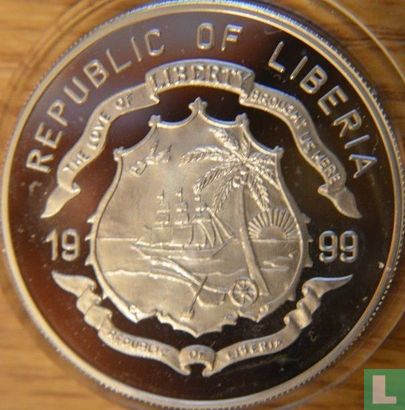 Libéria 10 dollars 1999 (BE) "The first expedition RA - 1" - Image 1