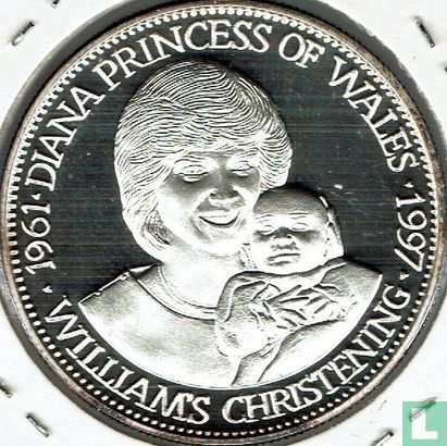 Liberia 20 Dollar 1997 (PP) "Diana Princess of Wales - William's christening" - Bild 2