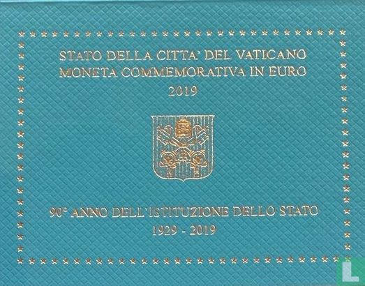 Vatican 2 euro 2019 (folder) "90th anniversary Foundation of the Vatican City State" - Image 1