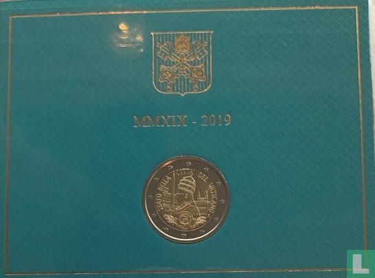 Vatican 2 euro 2019 (folder) "90th anniversary Foundation of the Vatican City State" - Image 2