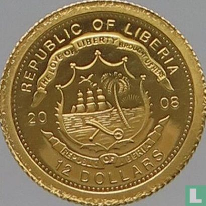 Liberia 12 dollars 2008 (PROOF) "France" - Afbeelding 1