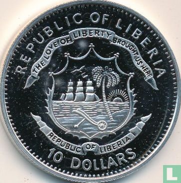 Liberia 10 Dollar 2005 (PP) "Nomination of Pope Benedict XVI" - Bild 2