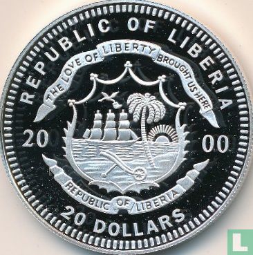 Liberia 20 Dollar 2000 (PP) "Lisbon" - Bild 1