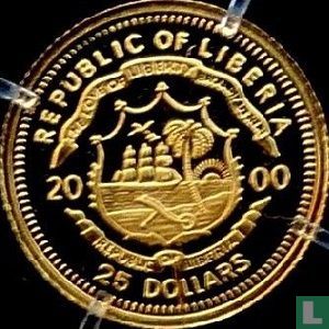 Liberia 25 dollars 2000 (PROOF) "Charlemagne" - Image 1