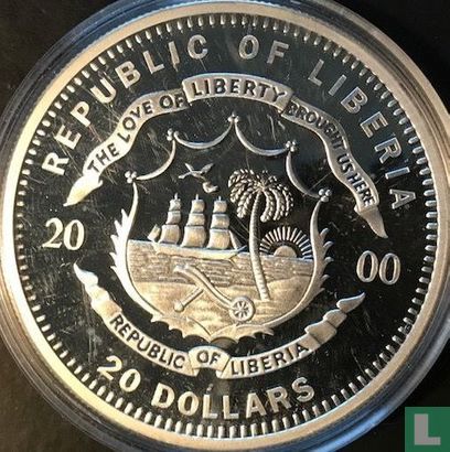 Liberia 20 dollars 2000 (PROOF) "Vasa" - Afbeelding 1