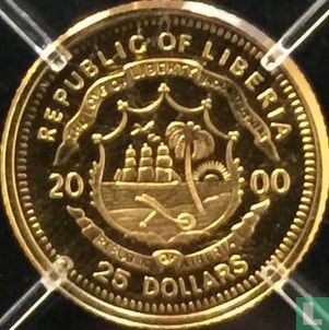 Liberia 25 dollars 2000 (PROOF) "Napoleon" - Image 1