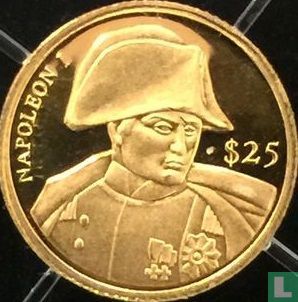 Liberia 25 dollars 2000 (PROOF) "Napoleon" - Image 2