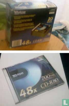 Tevion - CD-Recordable 48x - CD-R80 700 MB - 10 Discs - Afbeelding 2