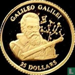 Liberia 25 Dollar 2001 (PP) "Galileo Galilei" - Bild 2