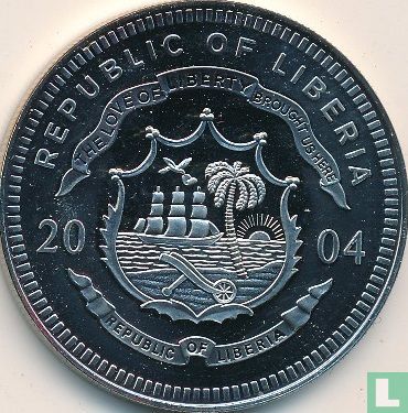 Libéria 5 dollars 2004 (sans lettre) "New Vatican coins" - Image 1
