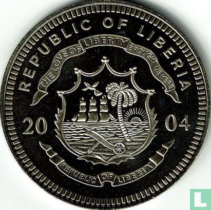 Libéria 5 dollars 2004 (PROOFLIKE - sans lettre) "New Vatican coins" - Image 1