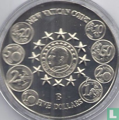 Liberia 5 dollars 2004 (PROOFLIKE - B) "New Vatican coins" - Image 2
