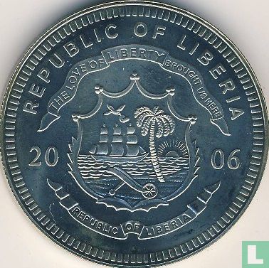 Liberia 10 dollars 2006 (PROOF) "President Abraham Lincoln" - Image 1