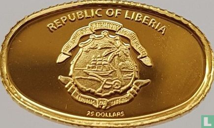 Libéria 25 dollars 2005 (BE) "R.M.S. Titanic - Expedition 2000" - Image 2