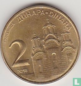 Serbia 2 dinara 2018 - Image 1