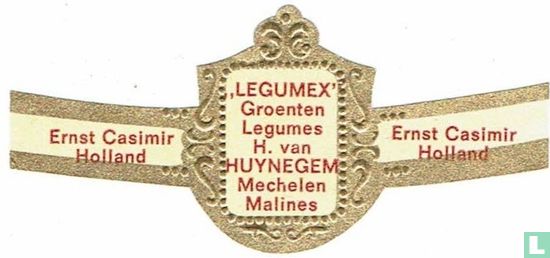 „Legumex" Gemüse Hülsenfrüchte H. van Huynegem Mechelen Malines - Ernst Casimir Holland - Ernst Casimir Holland - Bild 1