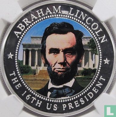 Liberia 5 dollars 2009 (PROOF) "Abraham Lincoln" - Image 2