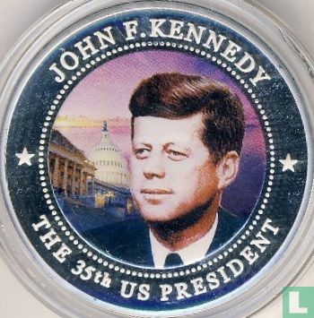Liberia 5 dollars 2009 (PROOF) "John F. Kennedy" - Image 2