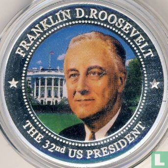 Liberia 5 dollars 2009 (PROOF) "Franklin D. Roosevelt" - Afbeelding 2