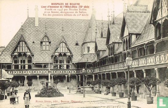 Hospices de Beaune - Cour d'honneur de l'Hôtel-Dieu (XVe siècle) - Afbeelding 1