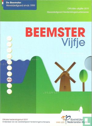 Nederland 5 euro 2019 (PROOF - folder) "Beemster" - Afbeelding 1